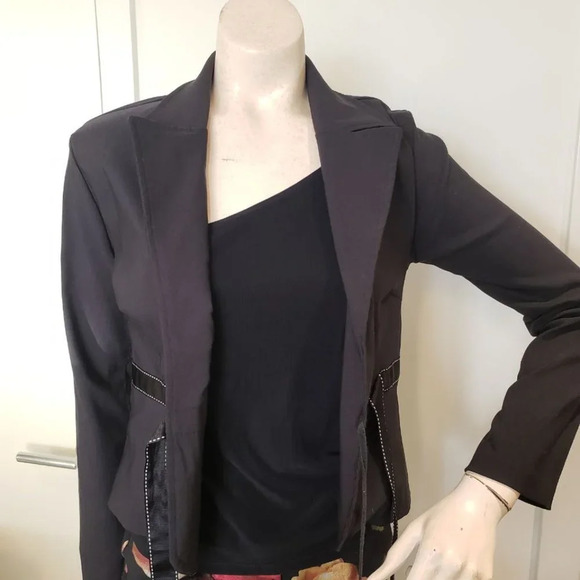 Suit Jacket with Tie Closure  Ribbon - Picture 2 of 5